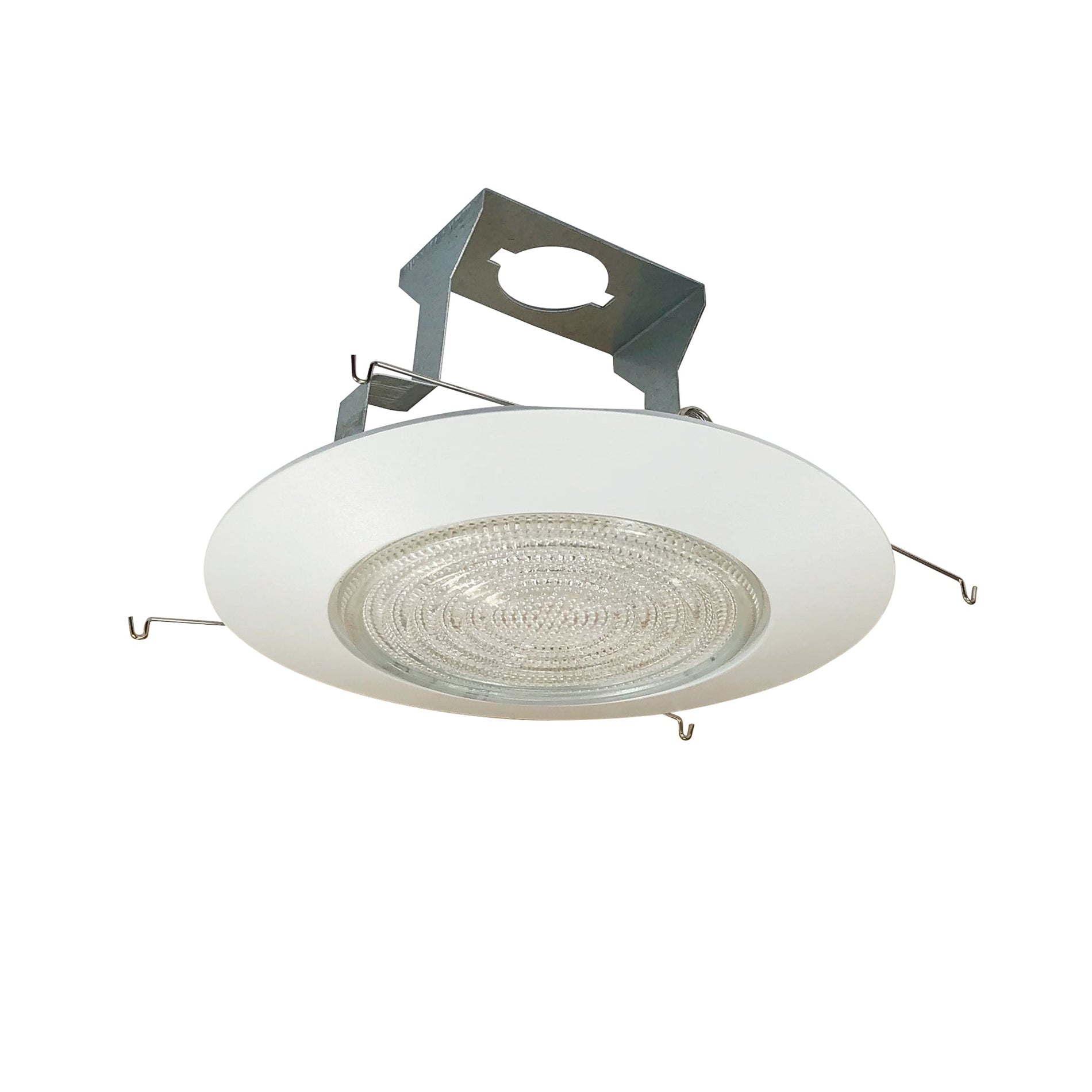 Nora NP-323 6 inch Fresnel Lens w/ Plastic Trim & Bracket, White