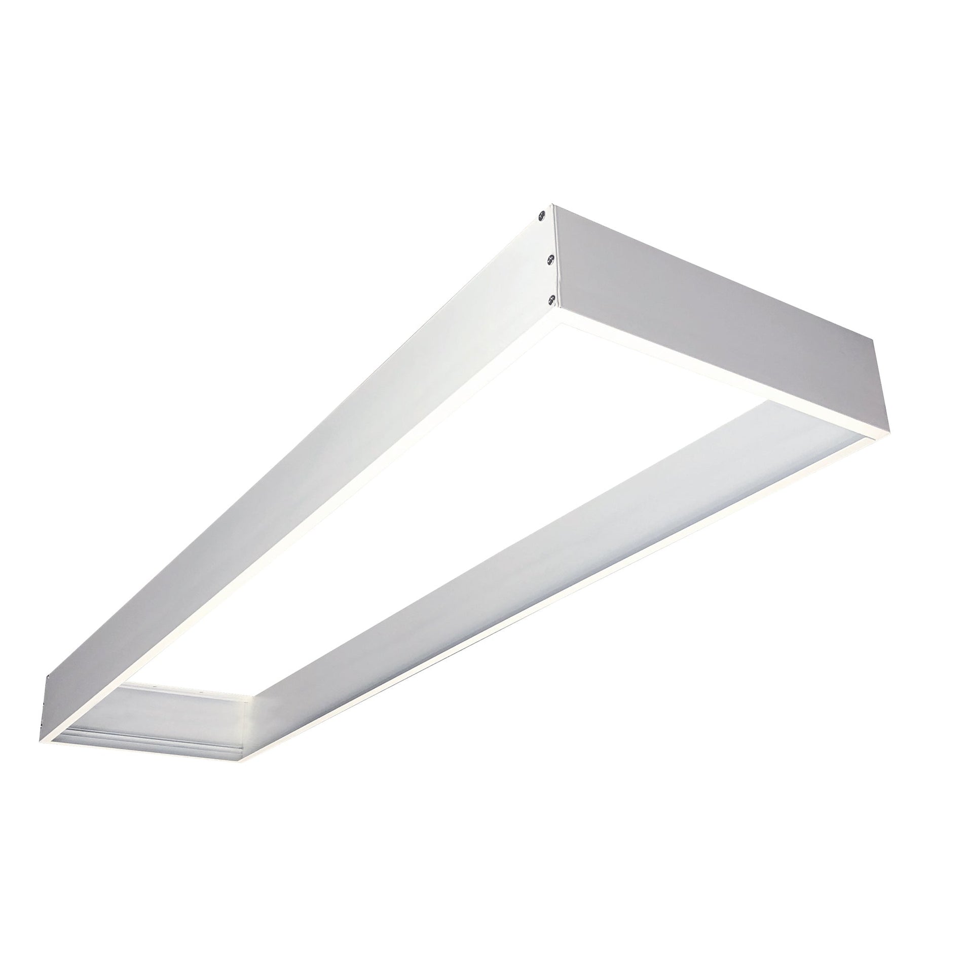 Nora NPDBL-14DDFK/W Surface Mounting Frame for 1 ftx4 ft LED Backlit Panels with Emergency
