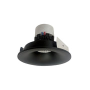 Nora NPR-4RNB30XBB 4 inch Pearl LED Round Bullnose Retrofit, 1000lm / 12W, 3000K, Black Finish