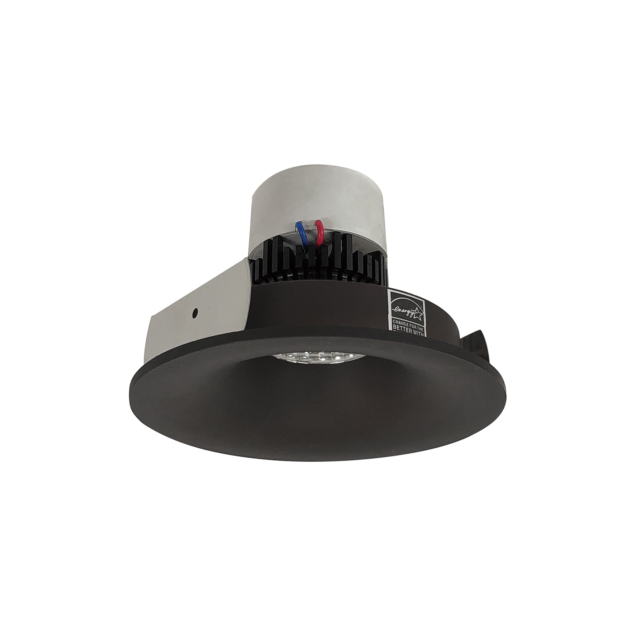 Nora NPR-4RNB30XBZ 4 inch Pearl LED Round Bullnose Retrofit, 1000lm / 12W, 3000K, Bronze Finish