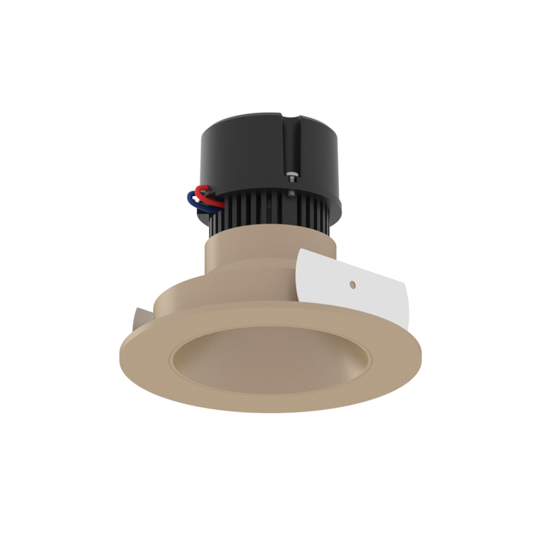4" Pearl 120V LED Round Retrofit Reflector, 1150lm / 10W, 4000K, Wheat Diffused Reflector / Wheat Diffused Flange