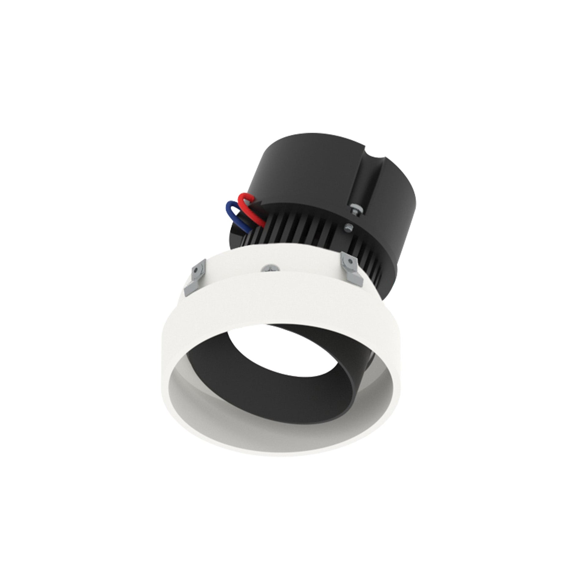 4" Pearl 120V LED Round Trimless Adjustable Retrofit, 1250lm / 10W, 4000K, Haze Adjustable / Warm White Reflector