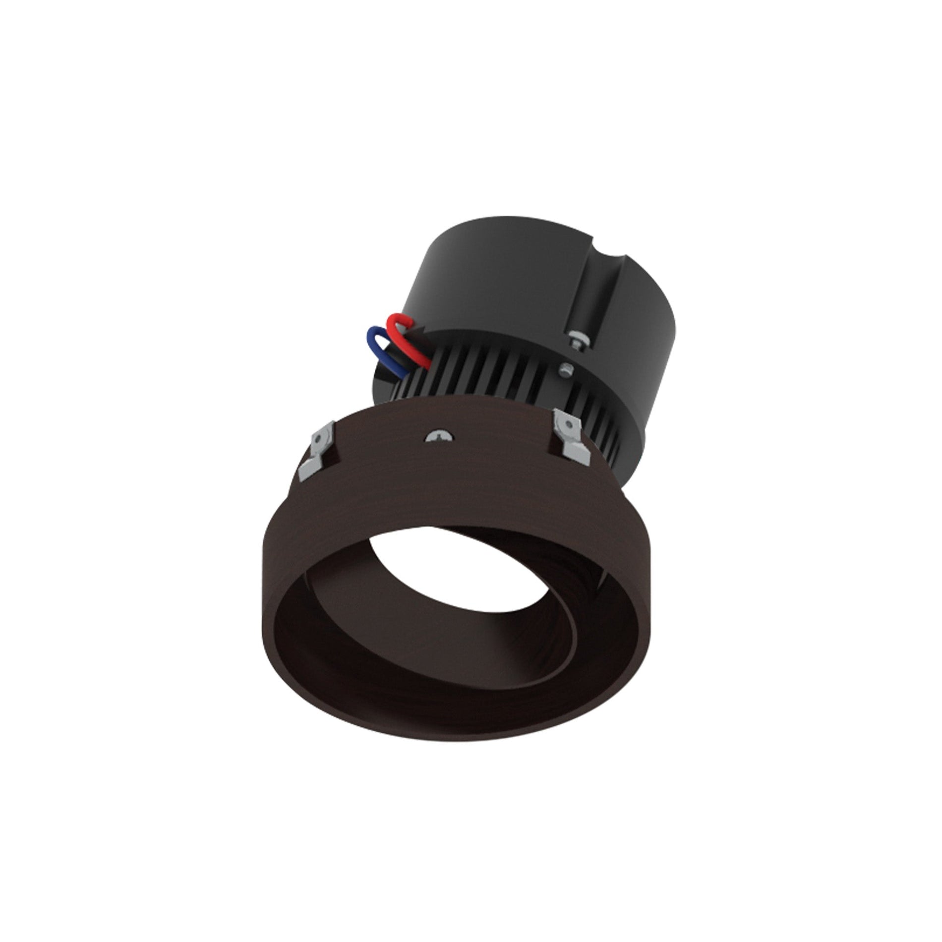 4" Pearl 120V LED Round Trimless Adjustable Retrofit, 1250lm / 10W, 3500K, Bronze Adjustable / Bronze Reflector