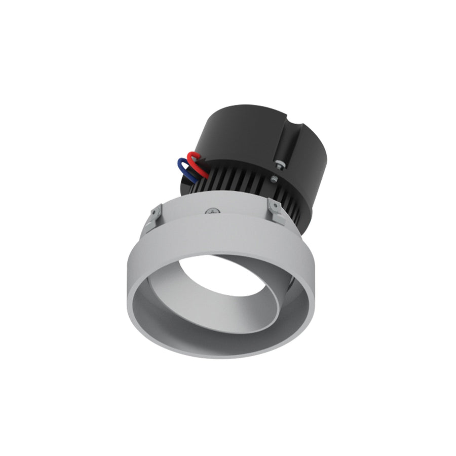 4" Pearl 120V LED Round Trimless Adjustable Retrofit, 700lm / 10W, Comfort Dim, Haze Adjustable / Haze Reflector