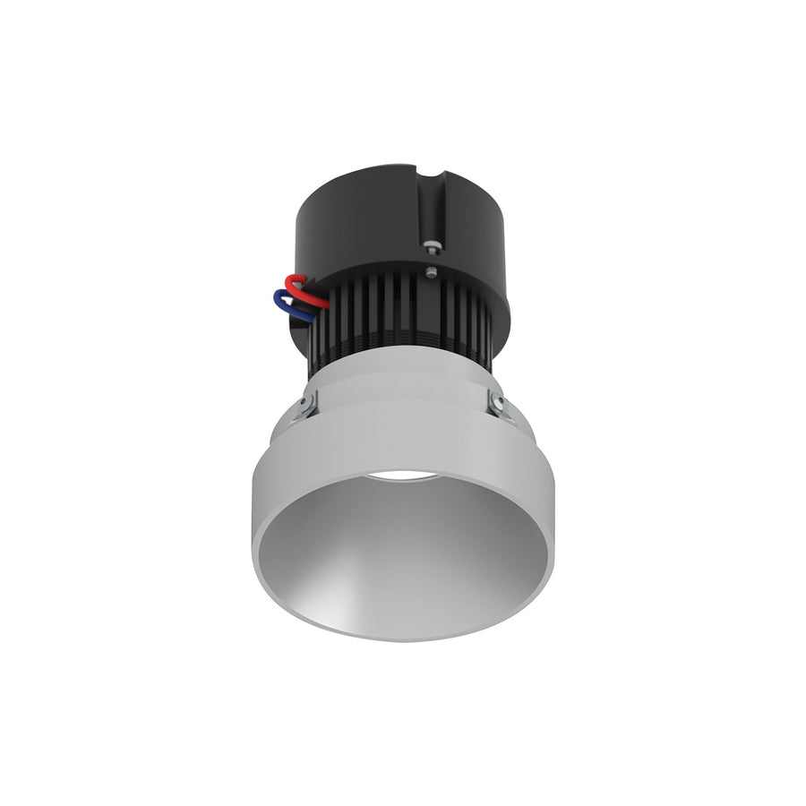 4" Pearl 120V LED Round Trimless Retrofit Downlight, 1150lm / 10W, 2700K, Haze Finish