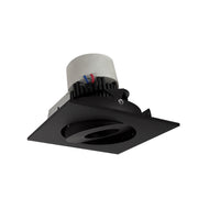 Nora NPR-4SG40XBB 4 inch Pearl LED Square Adjustable Gimbal Retrofit, 1000lm / 12W, 4000K, Black Finish