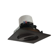 Nora NPR-4SGCDXBZ 4 inch Pearl LED Square Adjustable Gimbal Retrofit, 800lm / 12W, Comfort Dim, Bronze Finish