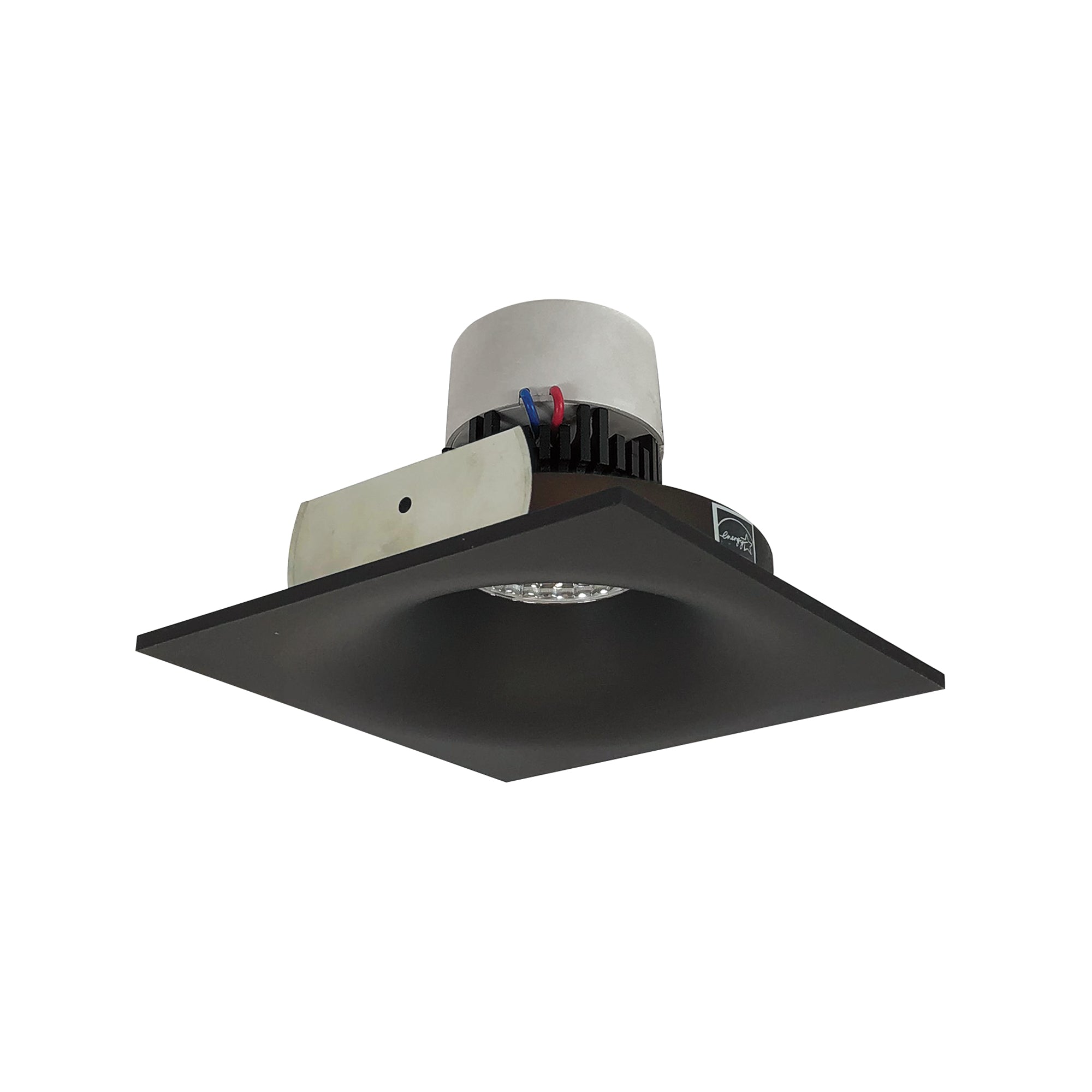 Nora NPR-4SNB27XBZ 4 inch Pearl LED Square Bullnose Retrofit, 1000lm / 12W, 2700K, Bronze Finish