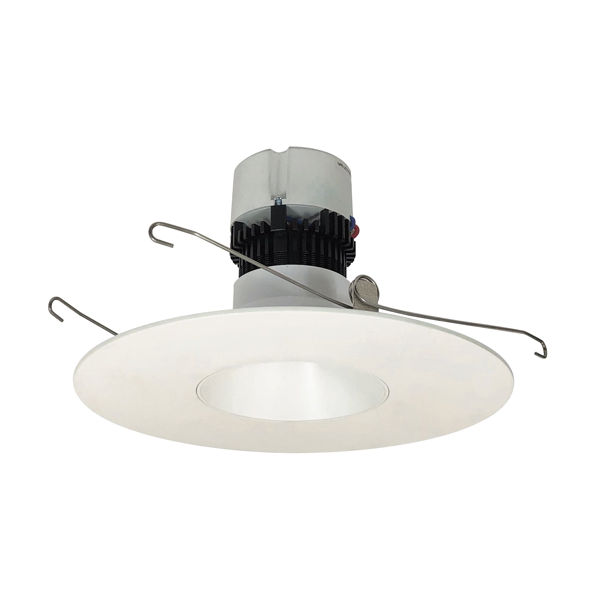 Nora NPR-56RNDCCDXWW 5 inch/6 inch Pearl LED Round Retrofit Reflector, 800lm / 12W, Comfort Dim, White Reflector / White Flange