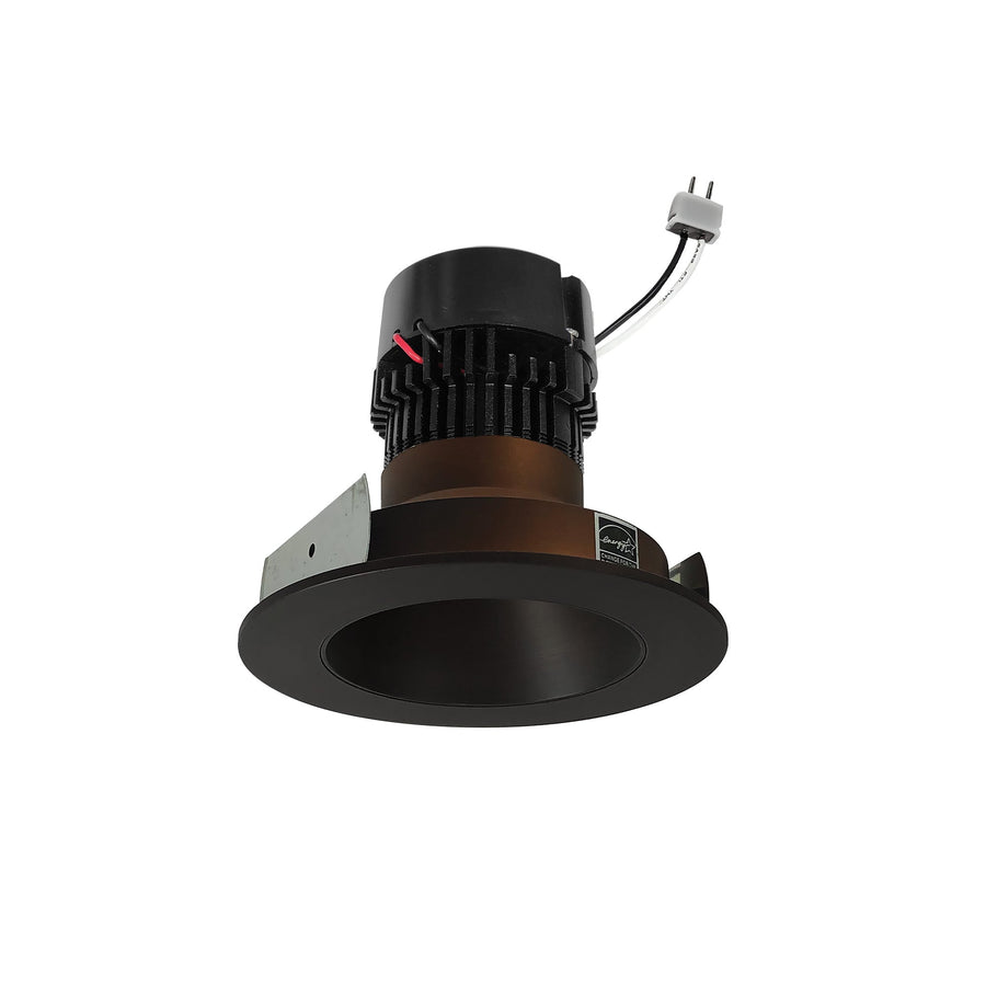 Nora NPRLV-4RNDC40XBZ 4 inch Pearl Low Voltage LED Round Retrofit Reflector, 1150lm / 11W, 4000K, Bronze Reflector / Bronze Flange