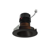 Nora NPRLV-4RNDC40XBZ 4 inch Pearl Low Voltage LED Round Retrofit Reflector, 1150lm / 11W, 4000K, Bronze Reflector / Bronze Flange