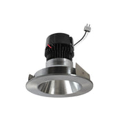 Nora NPRLV-4RNDC30XNN 4 inch Pearl Low Voltage LED Round Retrofit Reflector, 1150lm / 11W, 3000K, Natural Metal Reflector / Natural Metal Flange