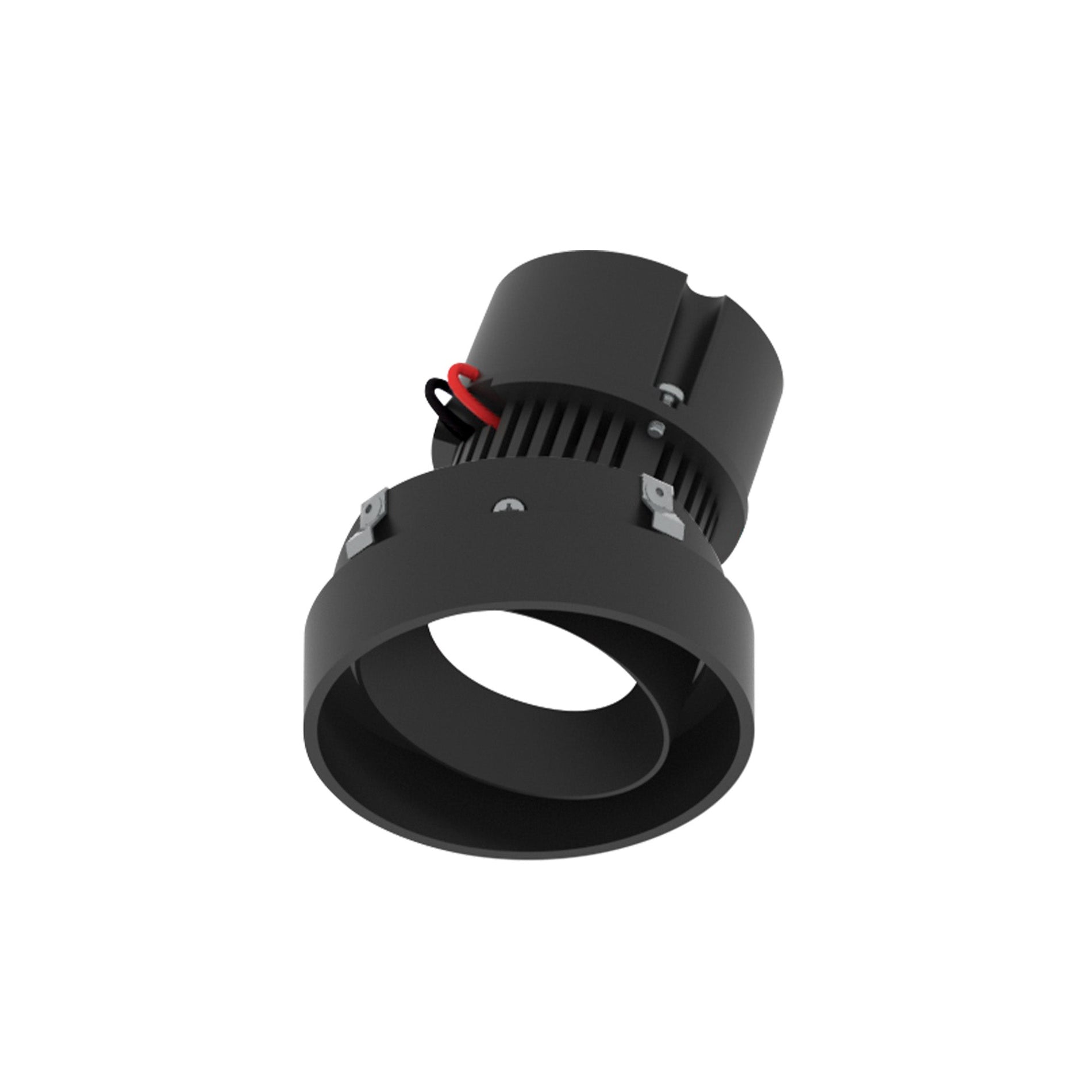 4" Pearl 12V LED Round Trimless Adjustable Retrofit, 1250lm / 10W, 4000K, Black Adjustable / Black Reflector