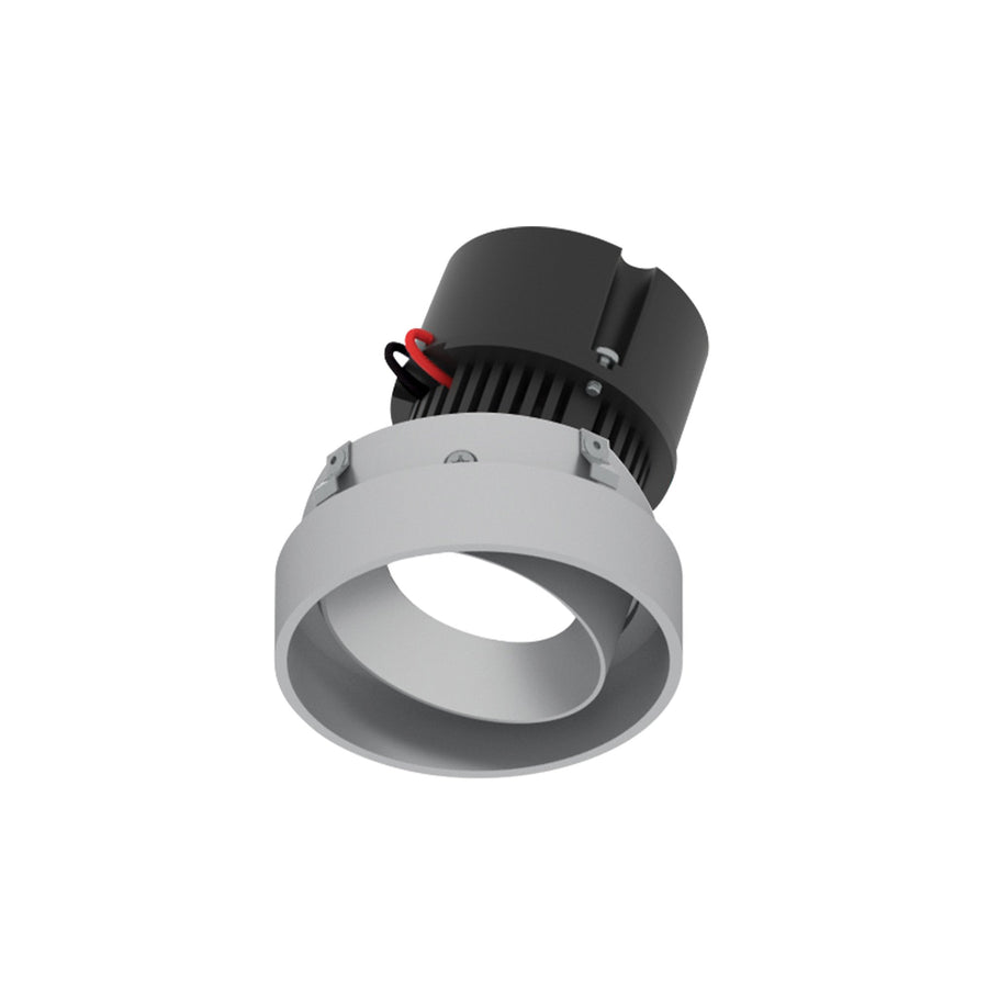 4" Pearl 12V LED Round Trimless Adjustable Retrofit, 1250lm / 10W, 3000K, Haze Adjustable / Haze Reflector