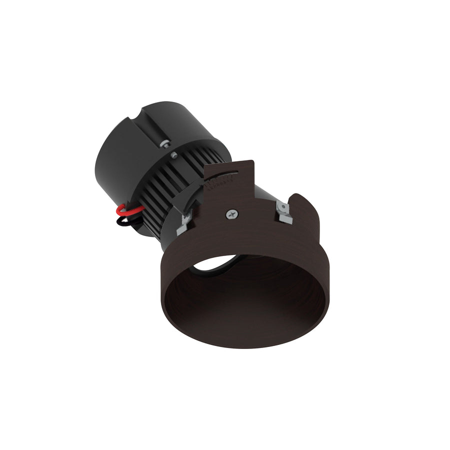 4" Pearl 12V LED Round Trimless Adjustable Slot Retrofit, 1050lm / 10W, 3000K, Bronze Finish