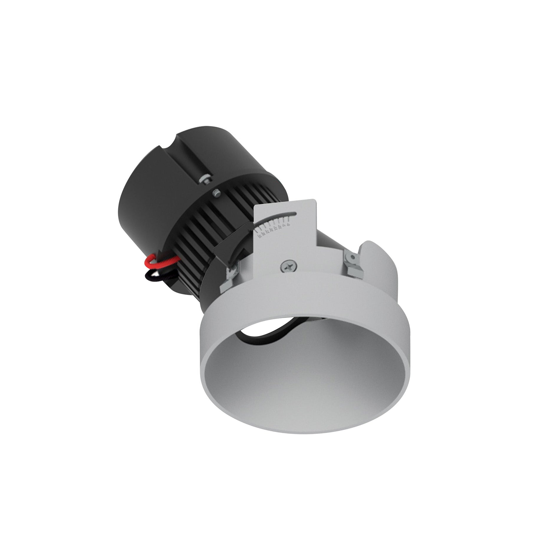 4" Pearl 12V LED Round Trimless Adjustable Slot Retrofit, 1050lm / 10W, 2700K, Haze Finish