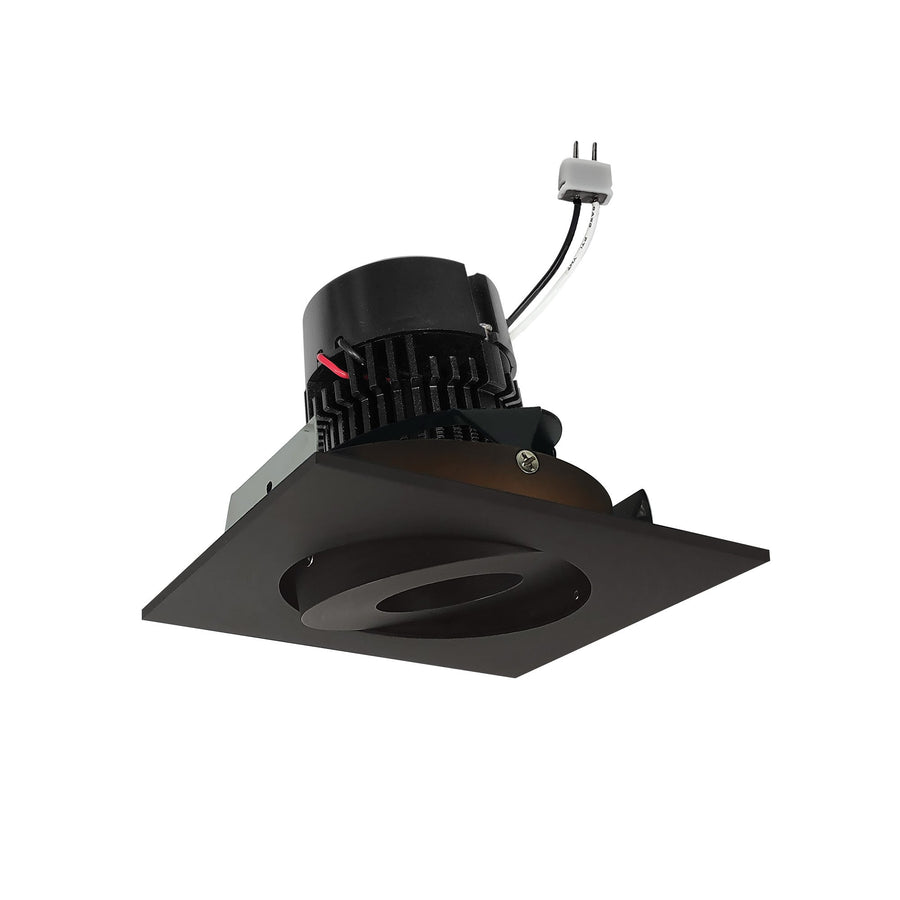 Nora NPRLV-4SG30XBZ 4 inch Pearl Low Voltage LED Square Adjustable Gimbal Retrofit, 1050lm / 11W, 3000K, Bronze Finish