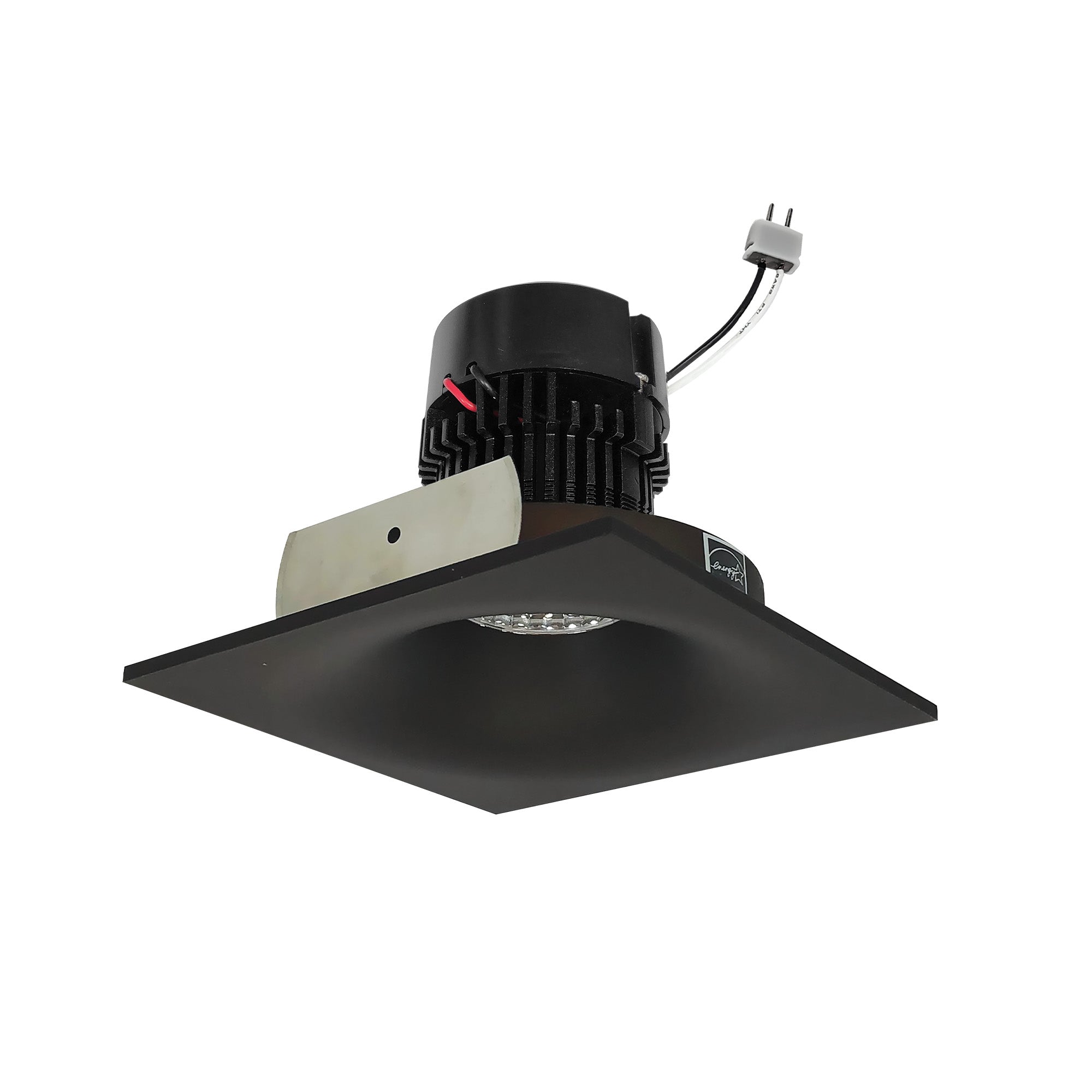 Nora NPRLV-4SNB30XBZ 4 inch Pearl Low Voltage LED Square Bullnose Retrofit, 1200lm / 11W, 3000K, Bronze Finish