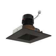 Nora NPRLV-4SNDSQ30XBZ 4 inch Pearl Low Voltage LED Square Retrofit Reflector with Square Aperture, 1100lm / 11W, 3000K, Bronze Reflector / Bronze Flange