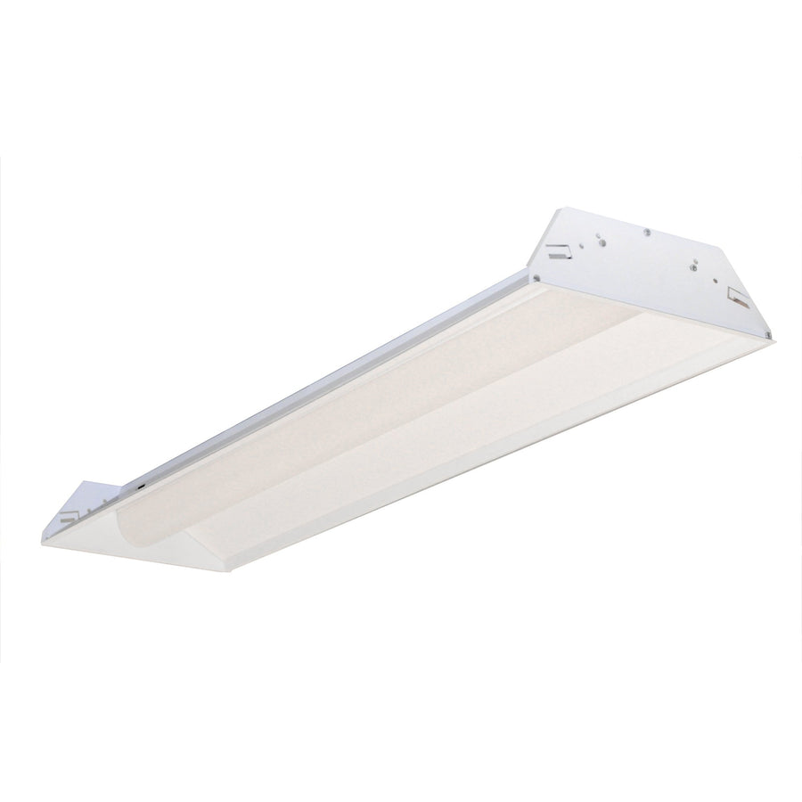 Nora NPTCB-E14/30AWEM 1x4 LED Center Basket Troffer, 33W, 3000K, White, w/ EM Battery