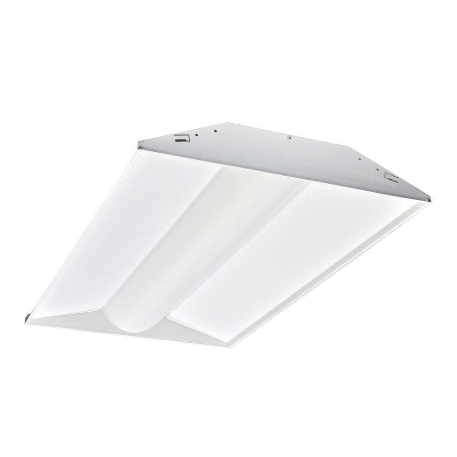 Nora NPTCB-E24/30AWEM 2x4 LED Center Basket Troffer, 55W, 3000K, White, w/ EM Battery