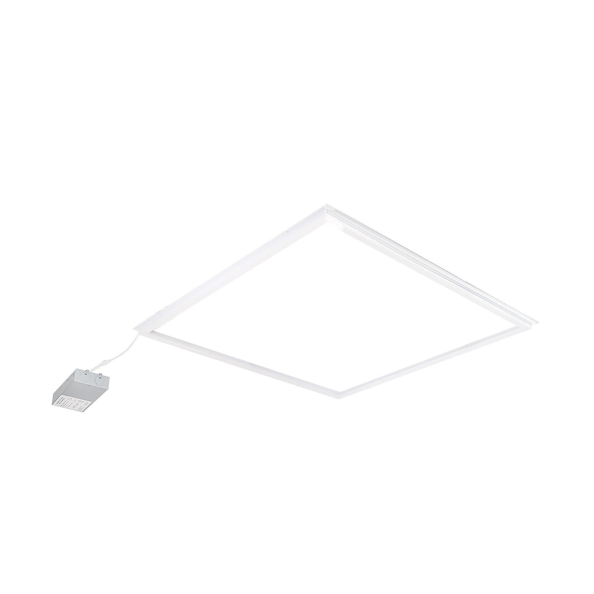 Nora NPTPSW-E22/345W 2 ftx2 ft LED Frame Light with Selectable Lumens & CCT, White Finish
