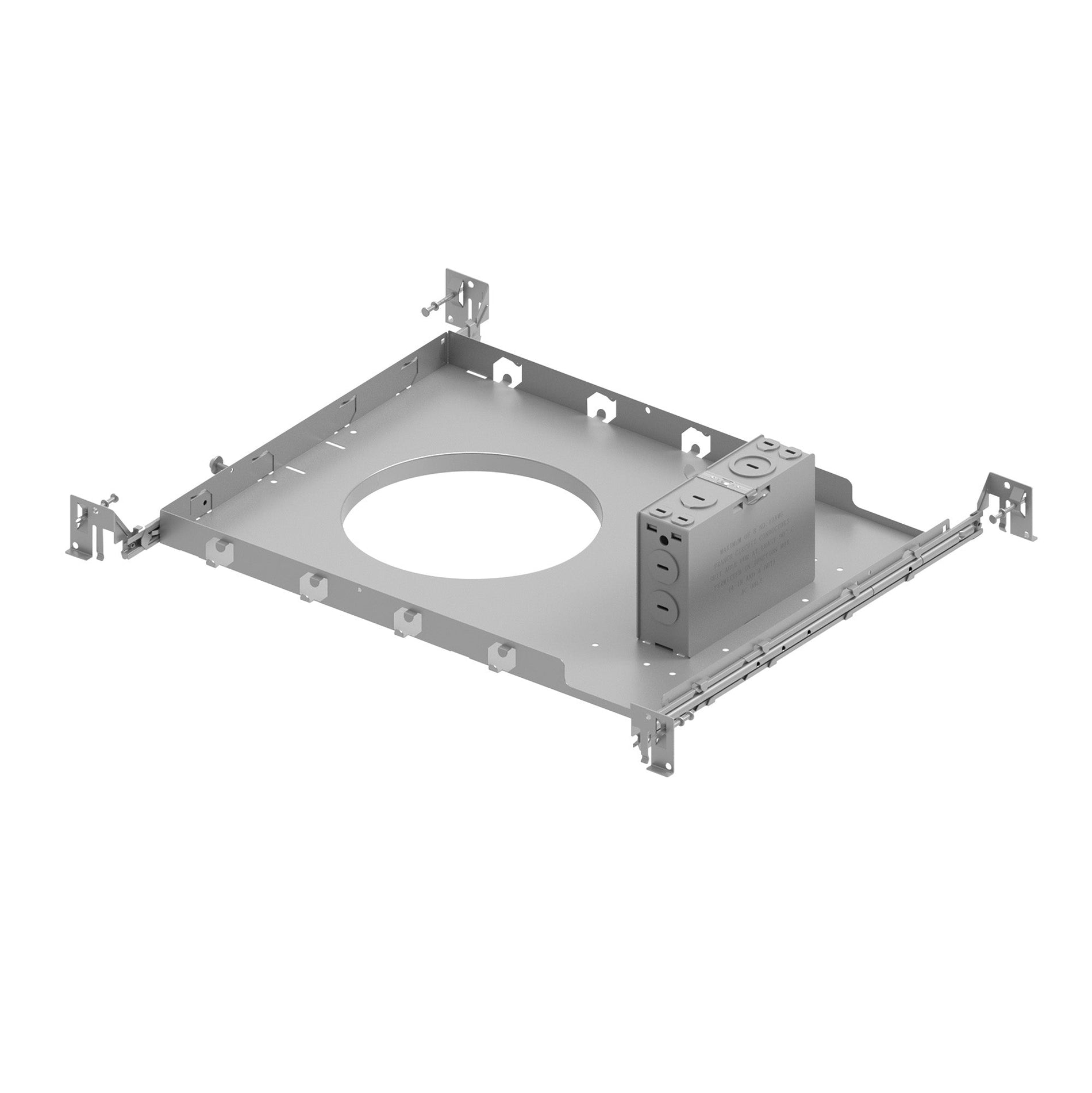 New Construction Frame-in with Junction Box and Collar for 6" Can-less Downlights
