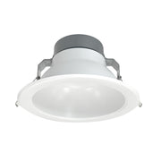 Nora NQZ2-81TWTW-MPW 8 inch Quartz Tunable White / Tunable Wattage Recessed LED Downlight, Matte Powder White