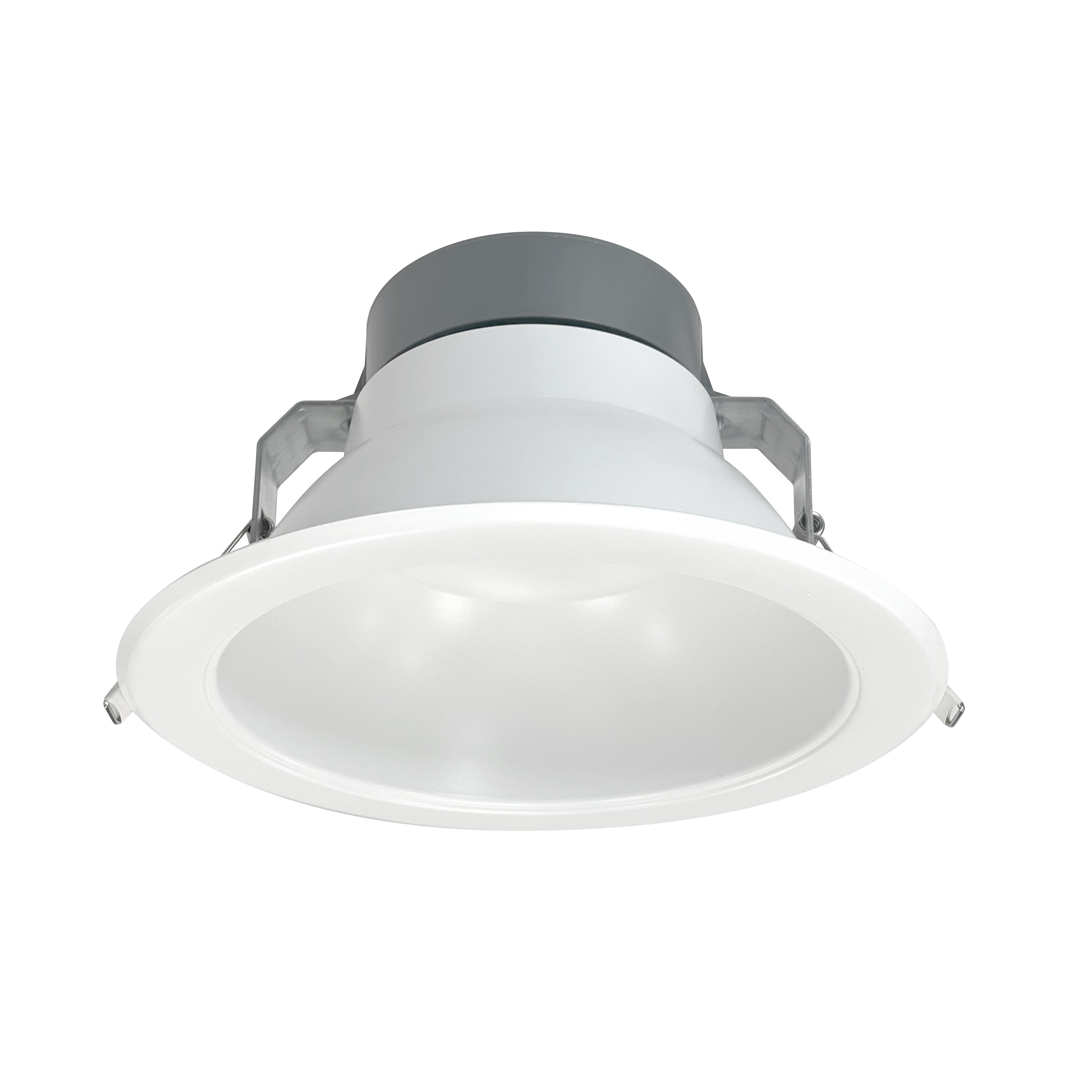 Nora NQZ2-81TWTW-MPW 8 inch Quartz Tunable White / Tunable Wattage Recessed LED Downlight, Matte Powder White