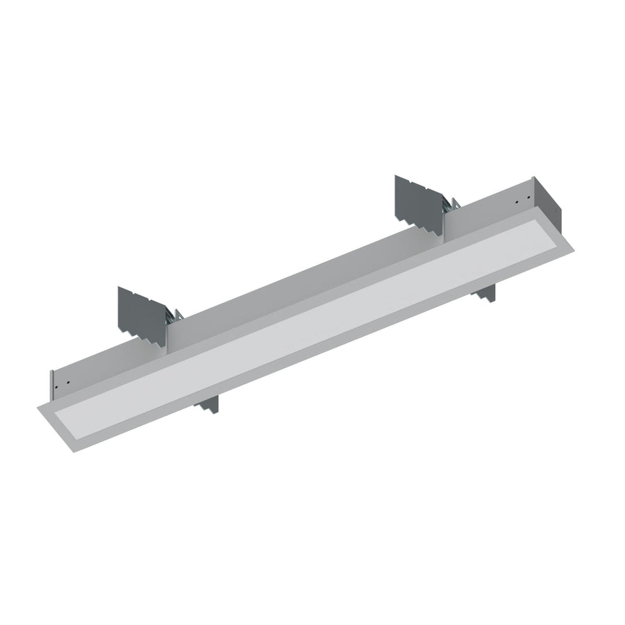 Nora NRLIN-21030A 2 ft L-Line LED Recessed Linear, 2100lm / 3000K, Aluminumminum Finish