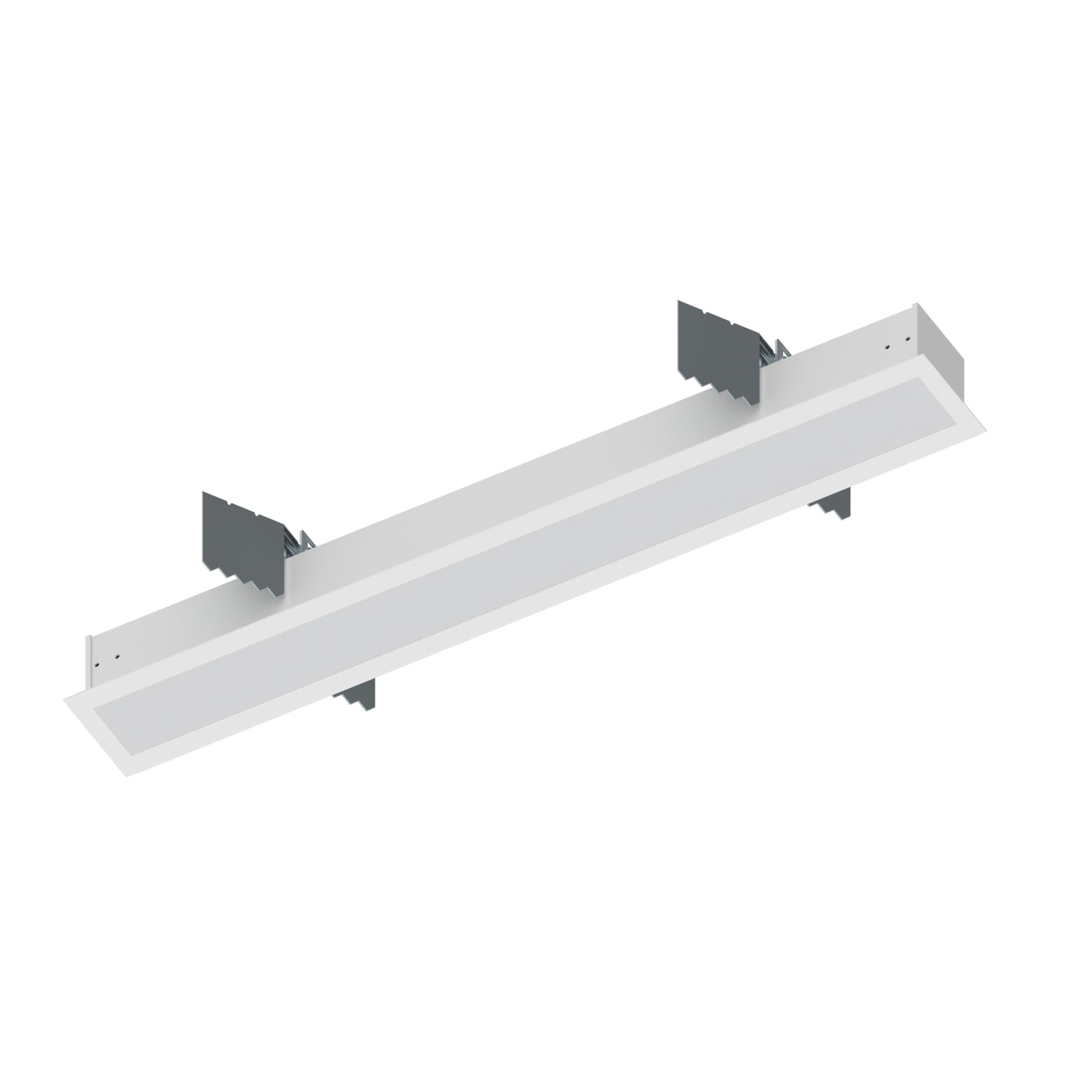 Nora NRLIN-21030W 2 ft L-Line LED Recessed Linear, 2100lm / 3000K, White Finish