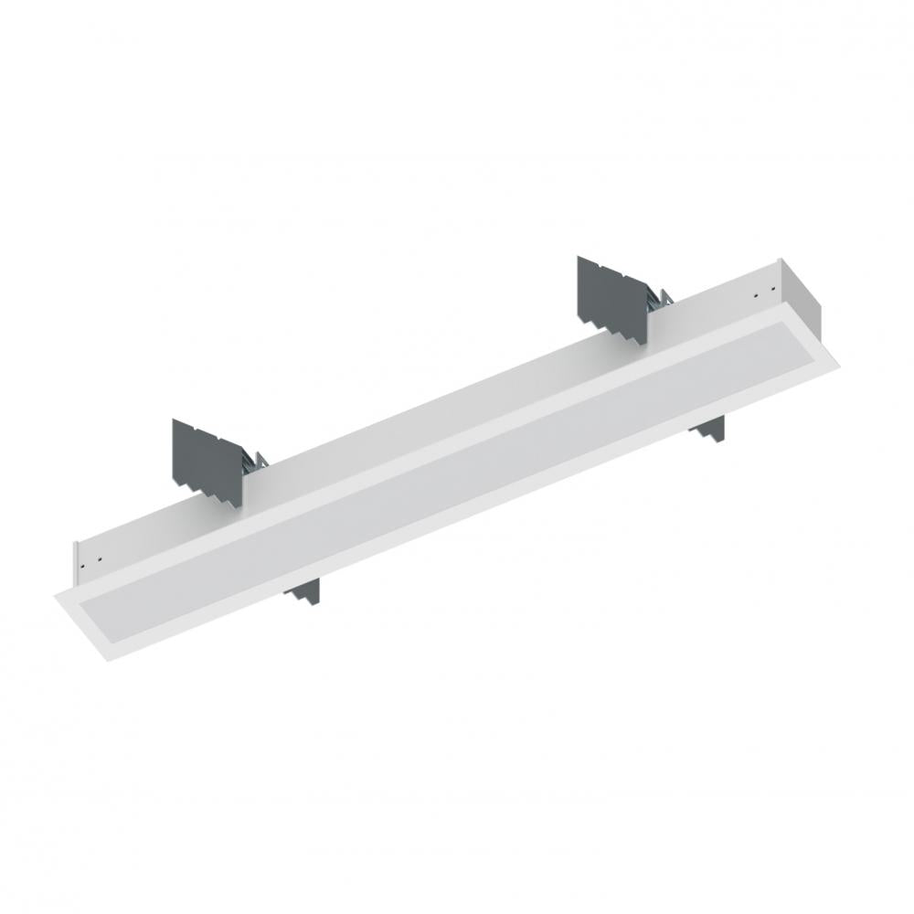 2' L-Line LED Recessed Linear, 2100lm / 4000K, White Finish light