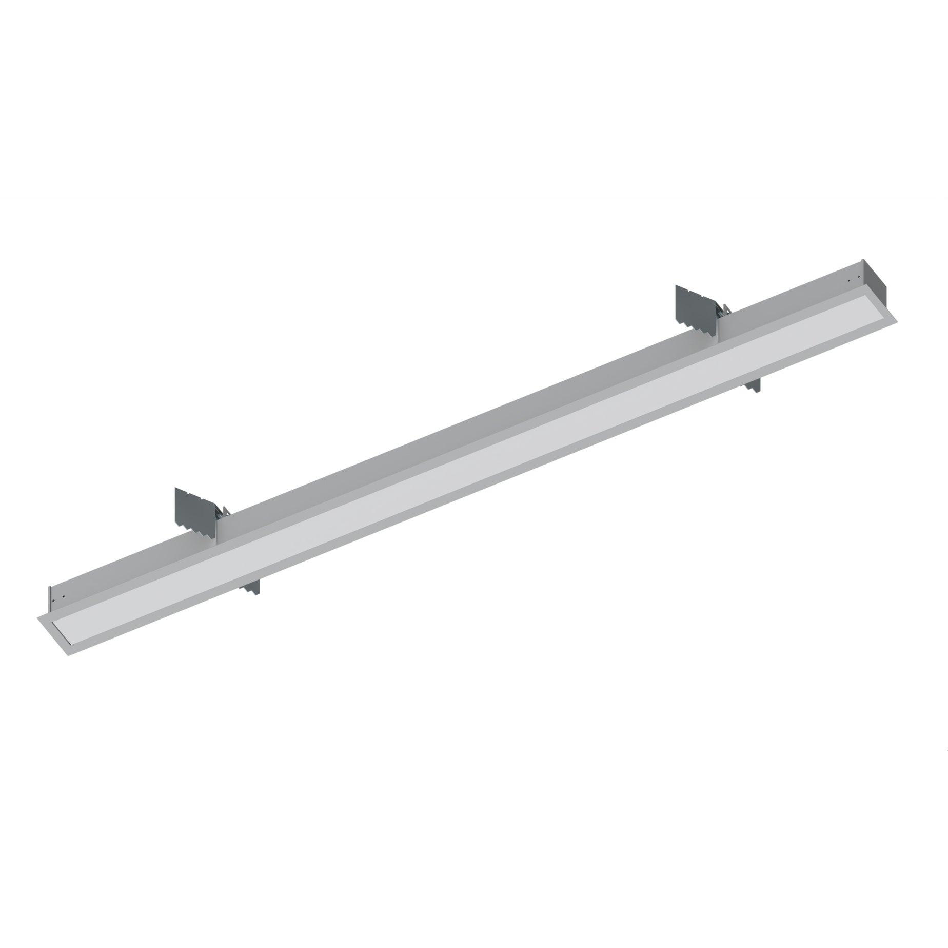Nora NRLIN-41030A 4 ft L-Line LED Recessed Linear, 4200lm / 3000K, Aluminumminum Finish