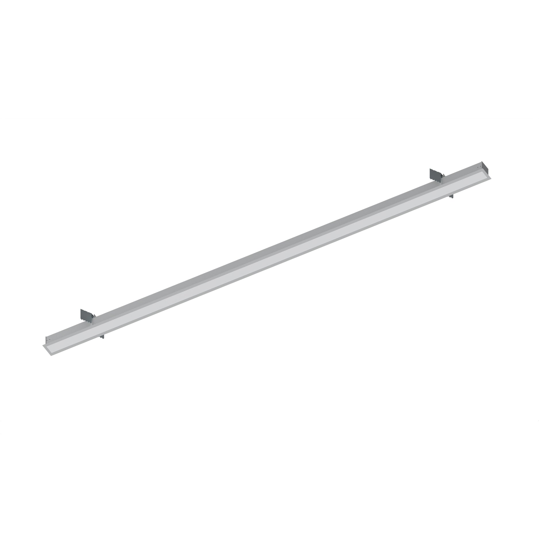 Nora NRLIN-81040A 8 ft L-Line LED Recessed Linear, 8400lm / 4000K, Aluminumminum Finish