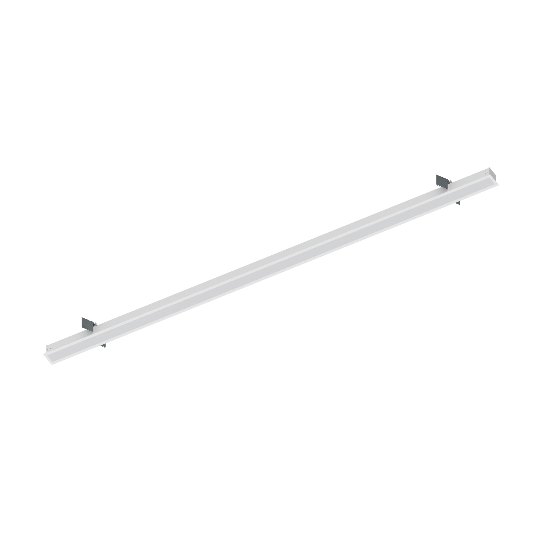 Nora NRLIN-81035W 8 ft L-Line LED Recessed Linear, 8400lm / 3500K, White Finish