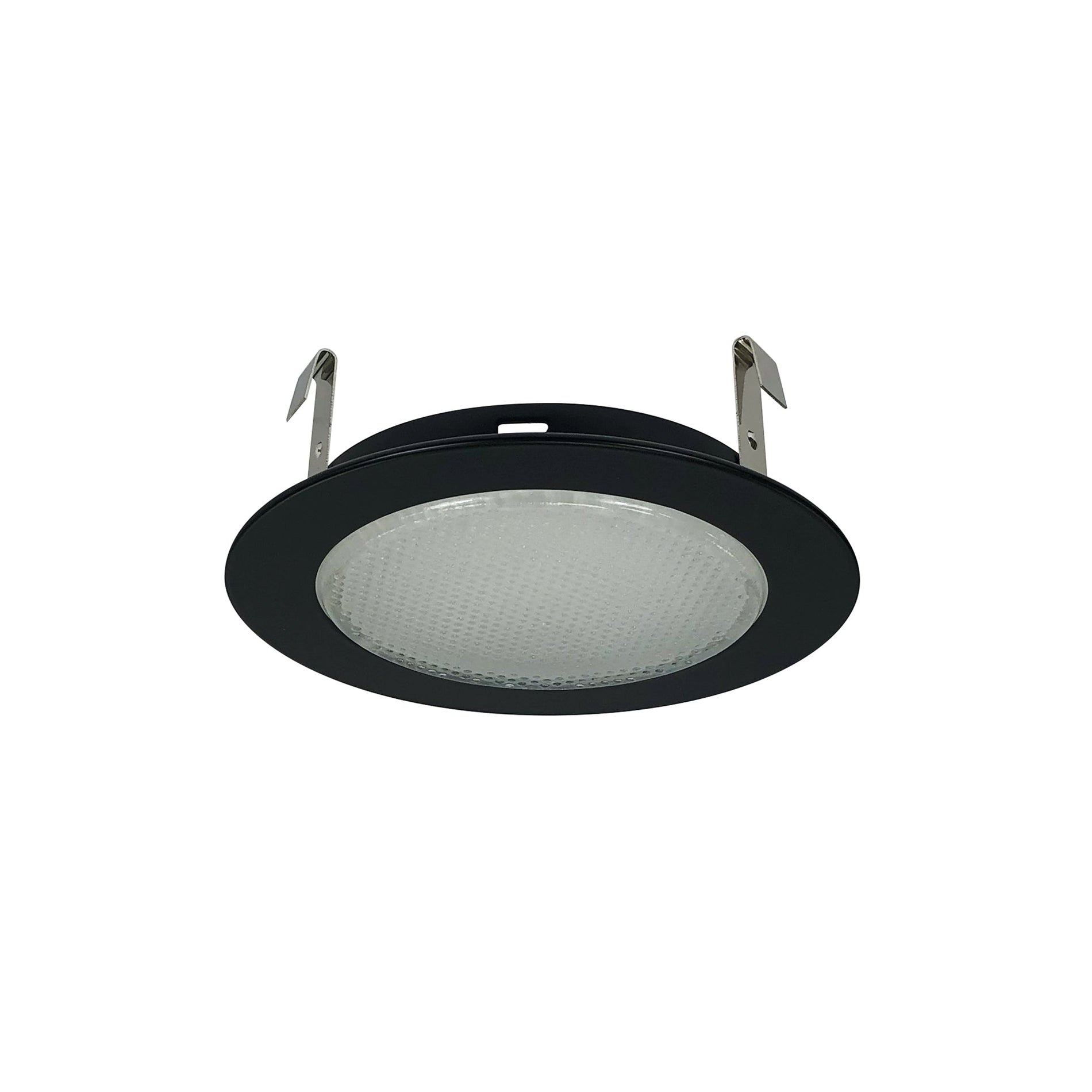 Nora NS-22B 4 inch Albalite Lens w/ Metal Trim, Black