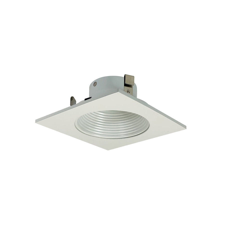 Nora NS-4910WW 4 inch WHTH BAFFLE, SQ White TRIM