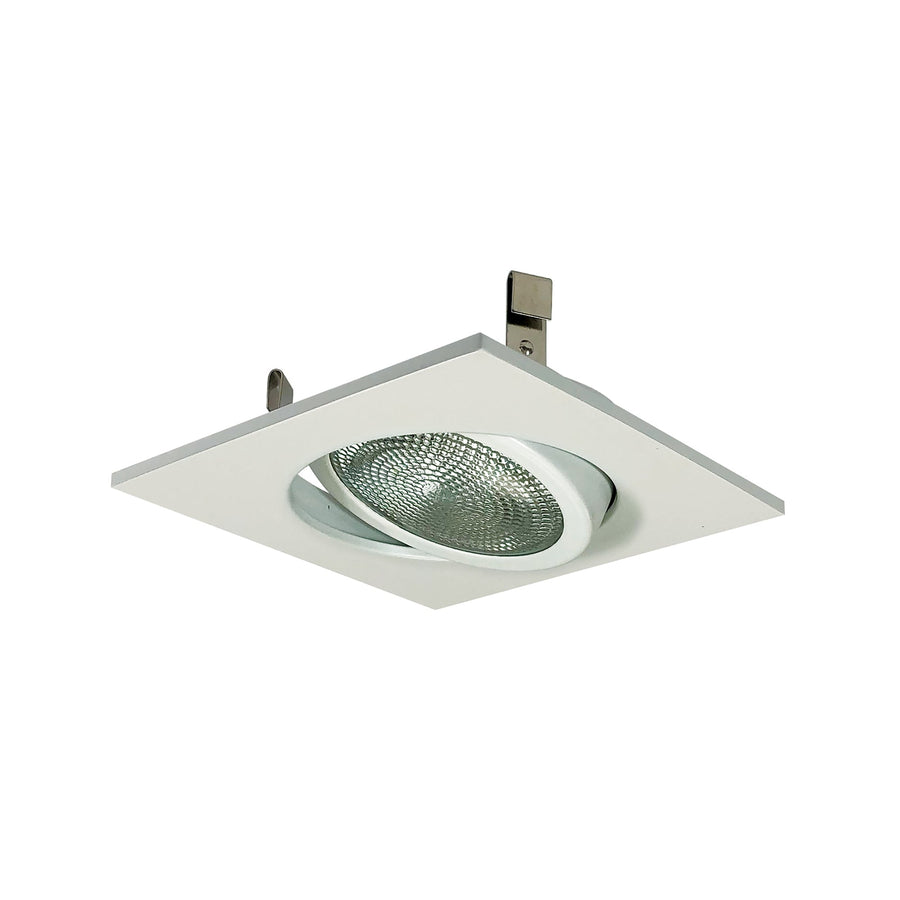 Nora NS-4912W 4 inch WH GIMBAL,SQ White TRIM