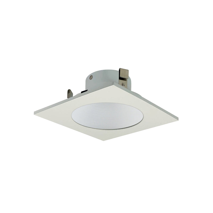 Nora NS-4914WW 4 inch White REFL,SQ White TRIM