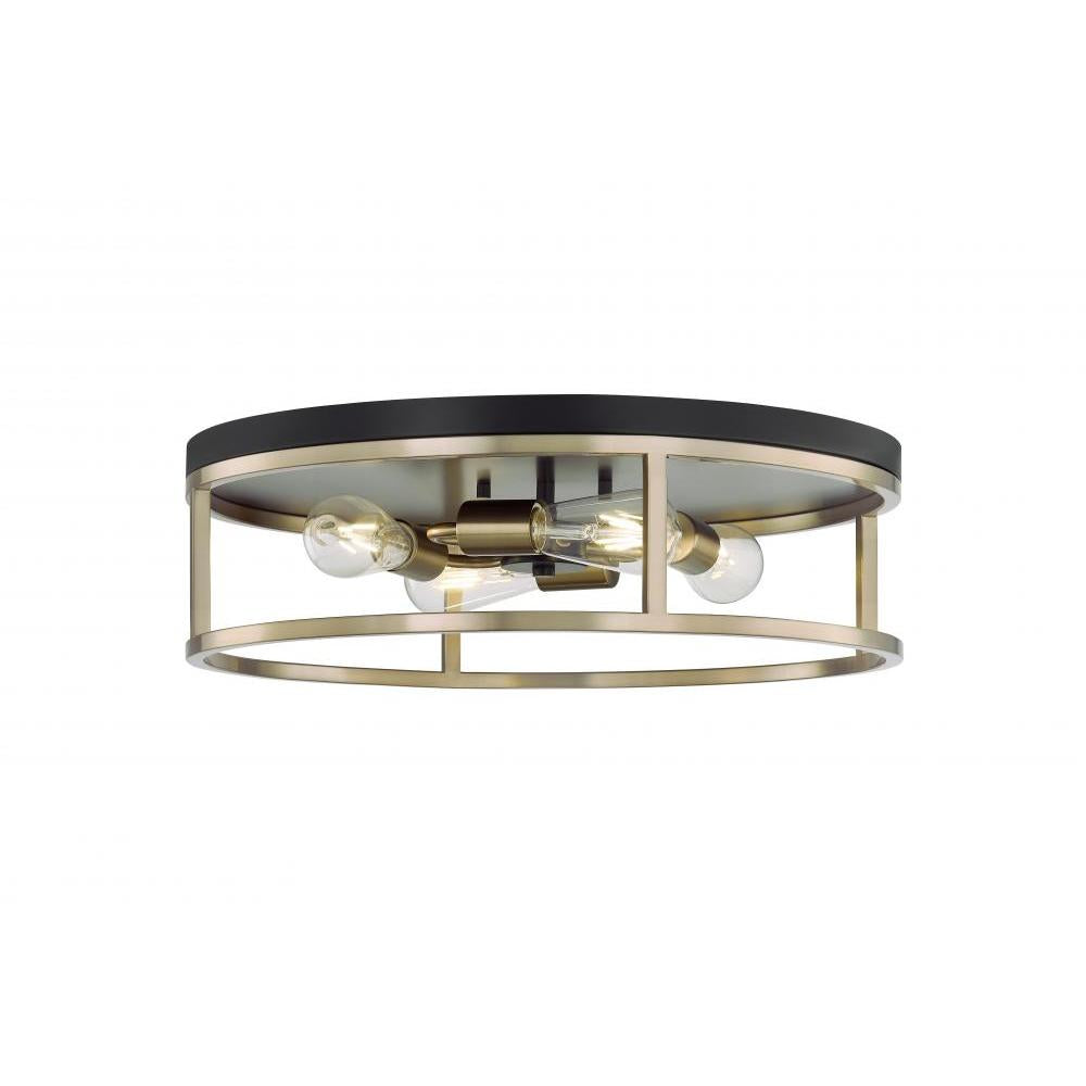 Knox Round 4-Light Flush-Mount