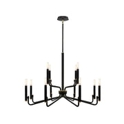 Bedford 32" 2-Tier 12-Light Chandelier