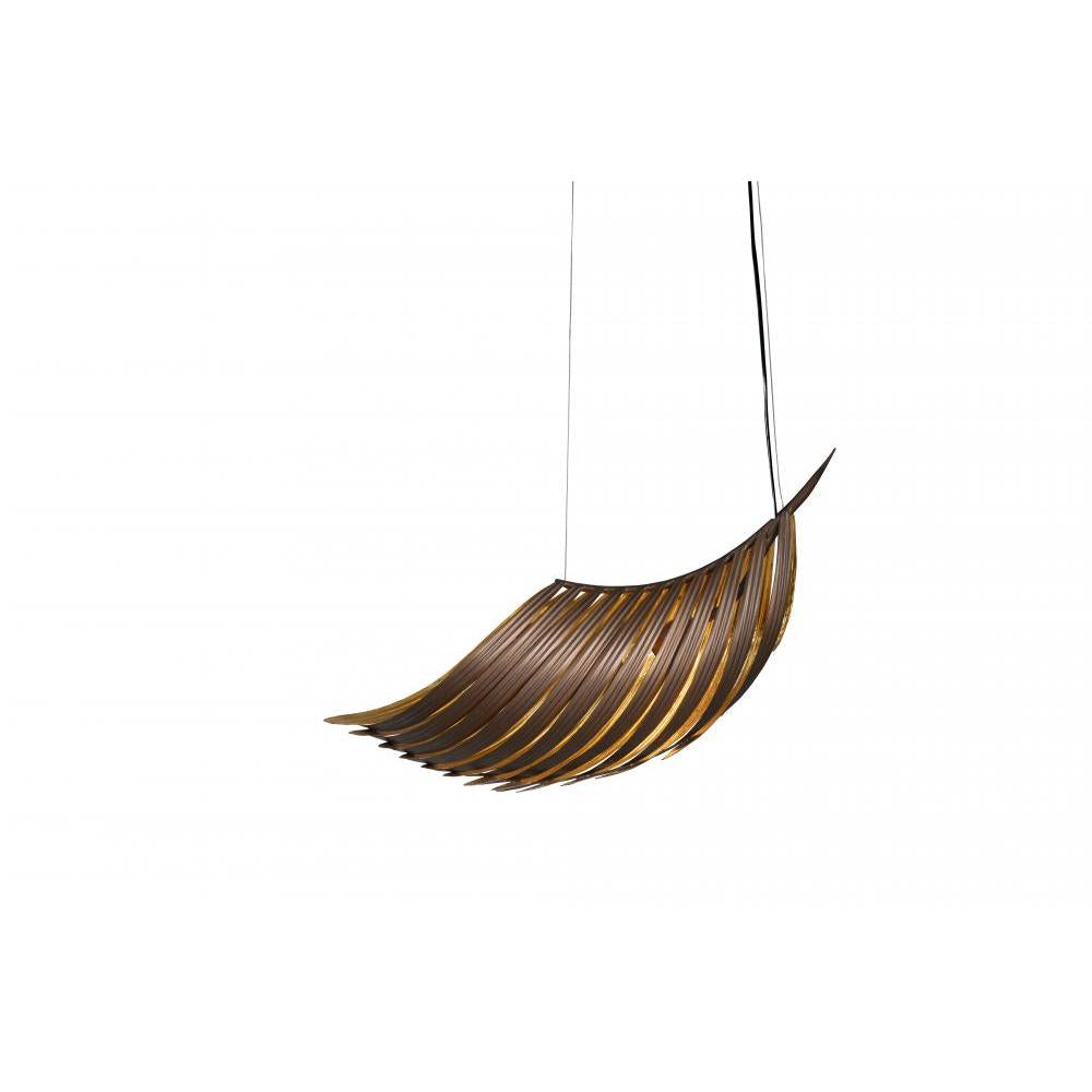 Palmera 30" Curved Leaf Pendant light