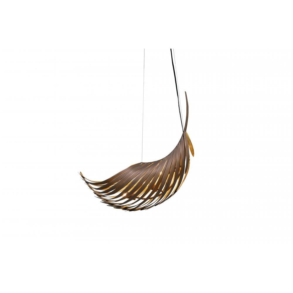 Palmera 39" Curved Leaf Pendant light