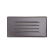 Nora NSI-601BZ LED Step Light w/ Louver Face, 2W 120V, Bronze