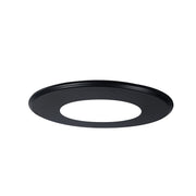 Nora NSLIM-4RDTB Round Face Plate for NSLIM, Black Finish