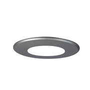 Nora NSLIM-4RDTS Round Face Plate for NSLIM, Silver Finish
