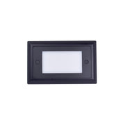 Nora NSW-642/30BZ Mia Die-Cast Mini LED Step Light w/ Frosted Lens Face, 74lm, 1.5W, 3000K, Bronze, 120V Dimming