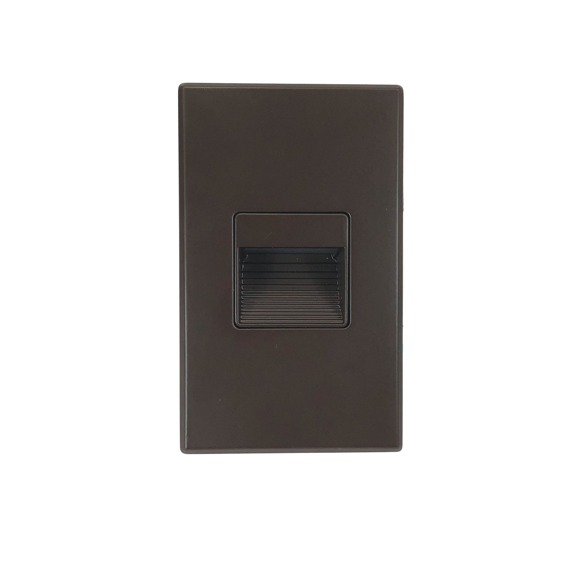 Nora NSW-720/30BZ Ari LED Step Light w/ Interchangeable Horizontal and Vertical Face Plates, 47lm / 2.5W, 3000K, Bronze Finish