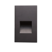 Nora NSW-730/30DBZ Ari LED Step Light w/ Vertical Wall Wash Face Plate, 37lm / 2.5W, 3000K, Deep Bronze Finish