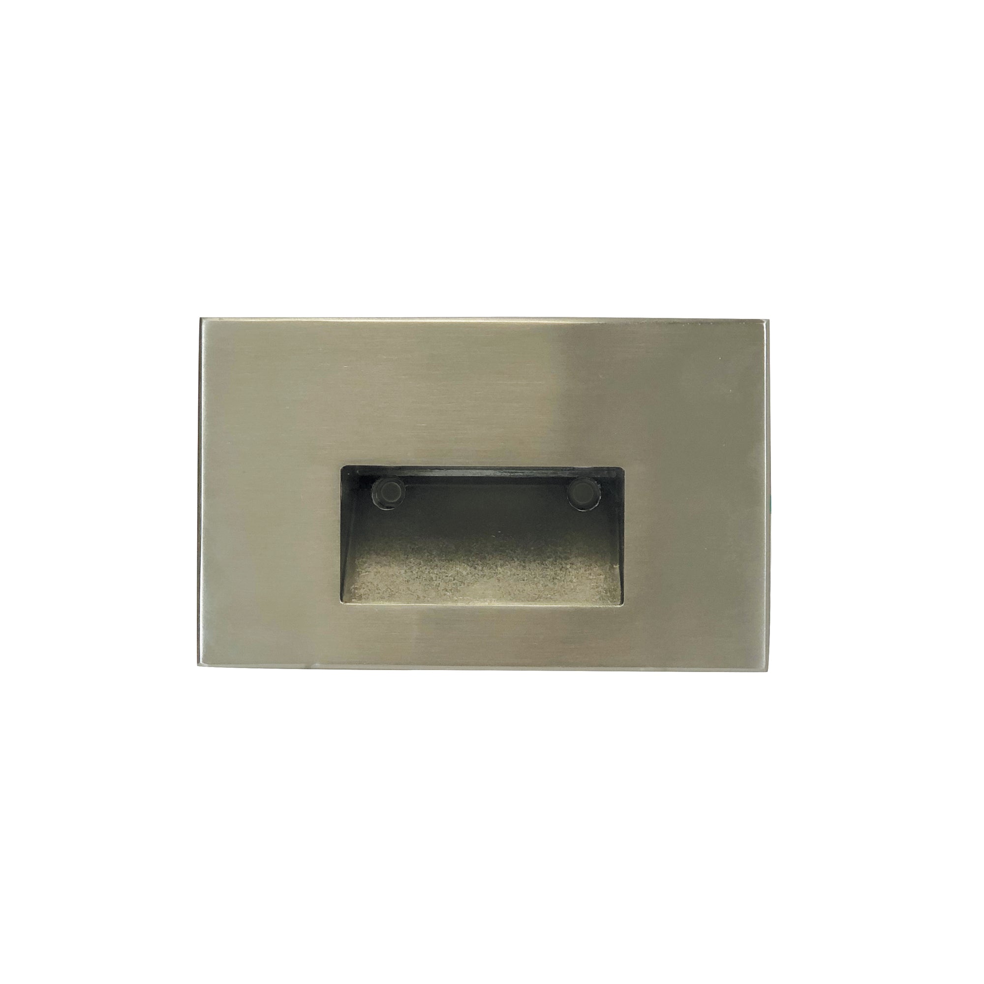 Nora NSW-740/30BN Ari LED Step Light w/ Horizontal Wall Wash Face Plate, 88lm / 5W, 3000K, Brushed Nickel Finish